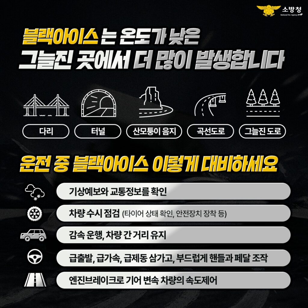 겨울철 전기차 블랙아이스