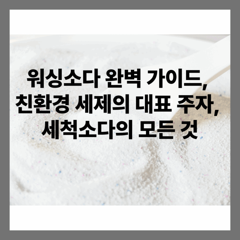 워싱소다