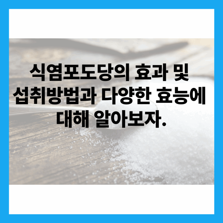식염포도당